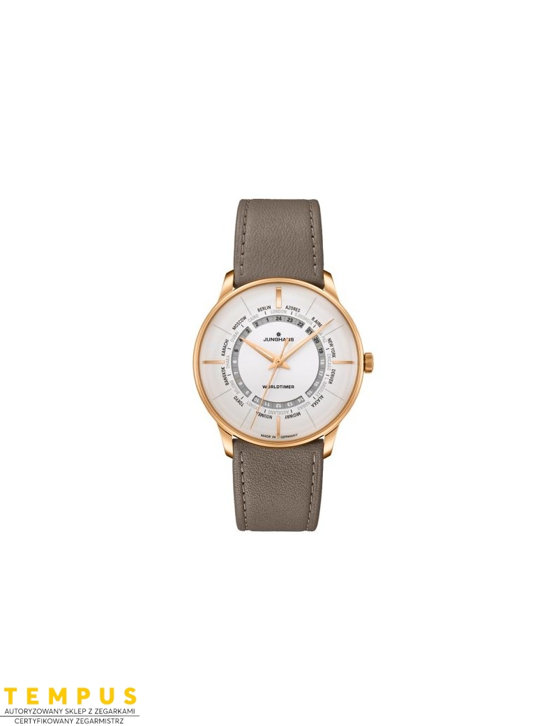 Junghans Meister Worldtimer 027/5012.00 - Zegarki JUNGHANS Junghans Meister Worldtimer 027/5012.00 - Zegarki JUNGHANS