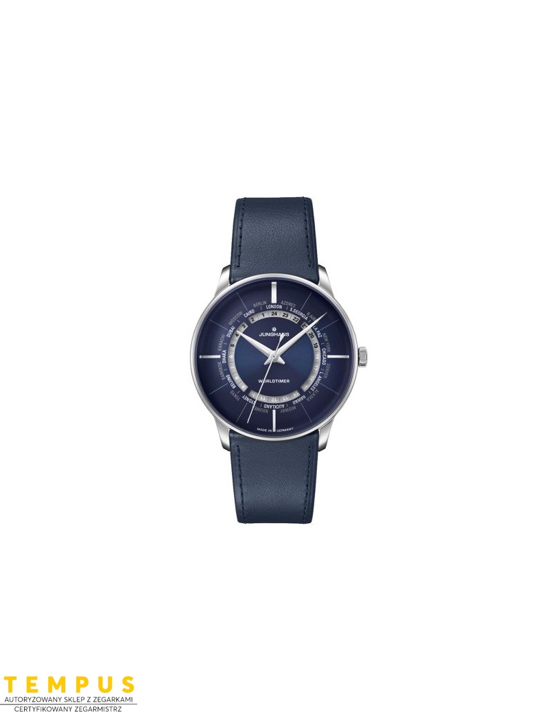 Junghans Meister Worldtimer 027/3010.00 - Zegarki JUNGHANS Junghans Meister Worldtimer 027/3010.00 - Zegarki JUNGHANS