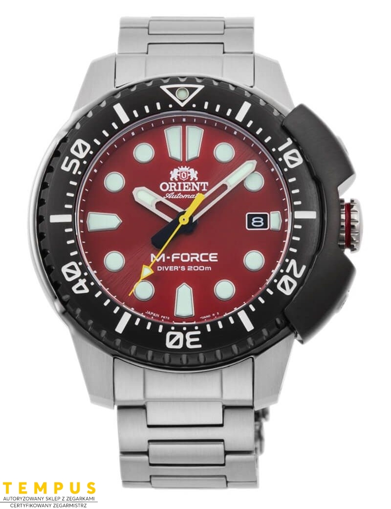Zegarek sportowy męski Orient M-Force Automatic RA-AC0L02R00B - Zegarki ORIENT