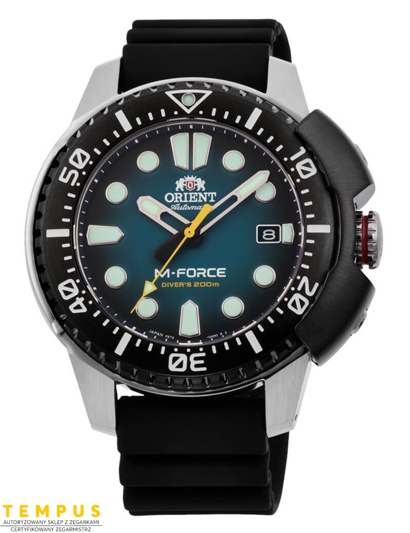Zegarek sportowy męski Orient M-Force Automatic RA-AC0L04L00B - Zegarki ORIENT