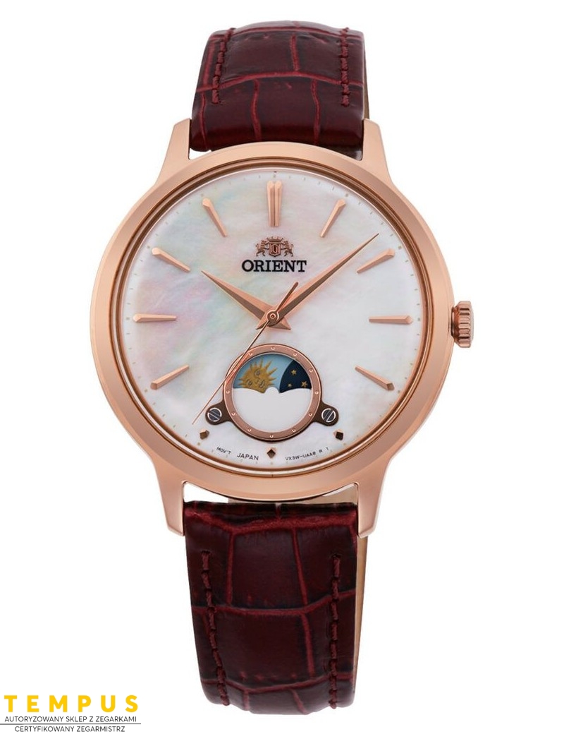 Zegarek klasyczny damski Orient Sun & Moon Quartz Lady RA-KB0002A10B - Zegarki ORIENT Zegarek klasyczny damski Orient Sun & Moon Quartz Lady RA-KB0002A10B - Zegarki ORIENT