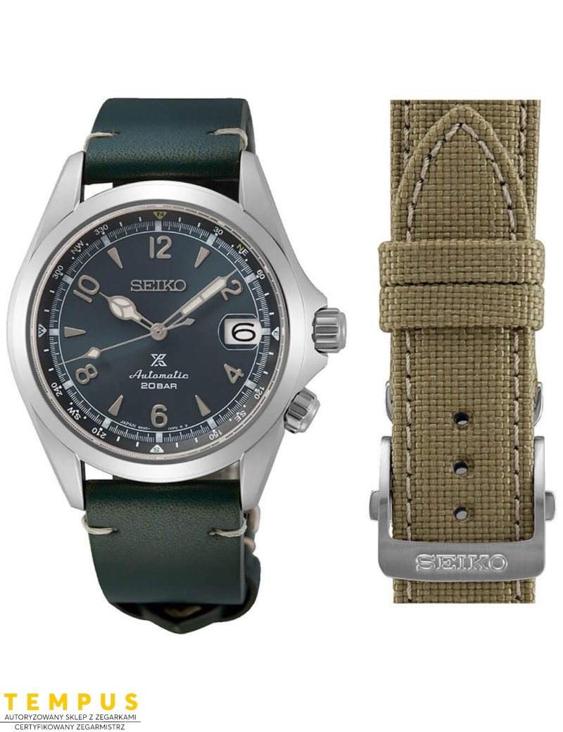 Zegarek casual męski Seiko Alpinist Mountain Glacier Spb199J1 Limited Edition - Zegarki SEIKO