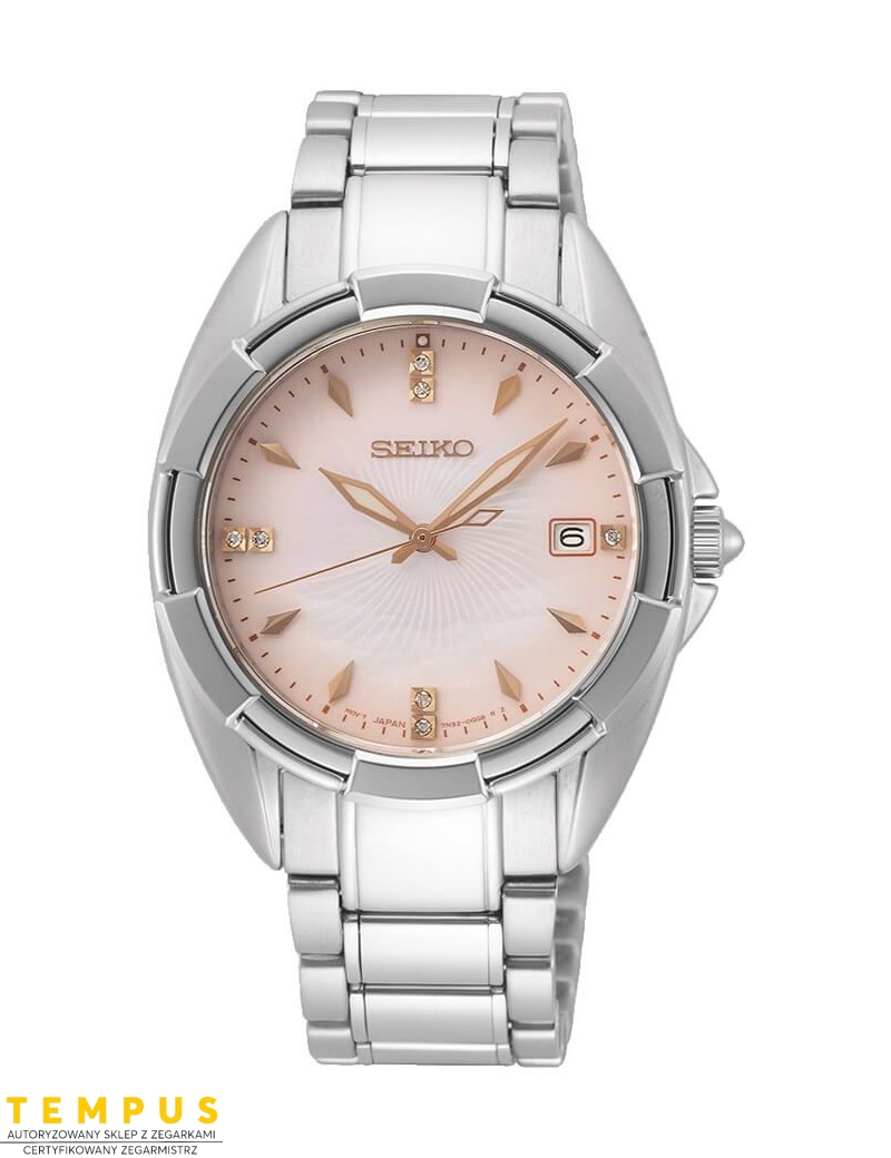 Zegarek klasyczny damski Seiko Classic Skk725P1 - Zegarki SEIKO