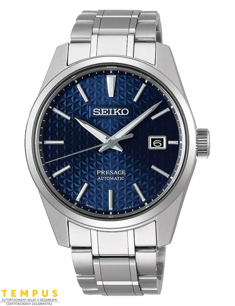 Zegarek klasyczny, elegancki męski Seiko Presage Spb167J1 Sharp Edged - Zegarki SEIKO Zegarek klasyczny, elegancki męski Seiko Presage Spb167J1 Sharp Edged - Zegarki SEIKO