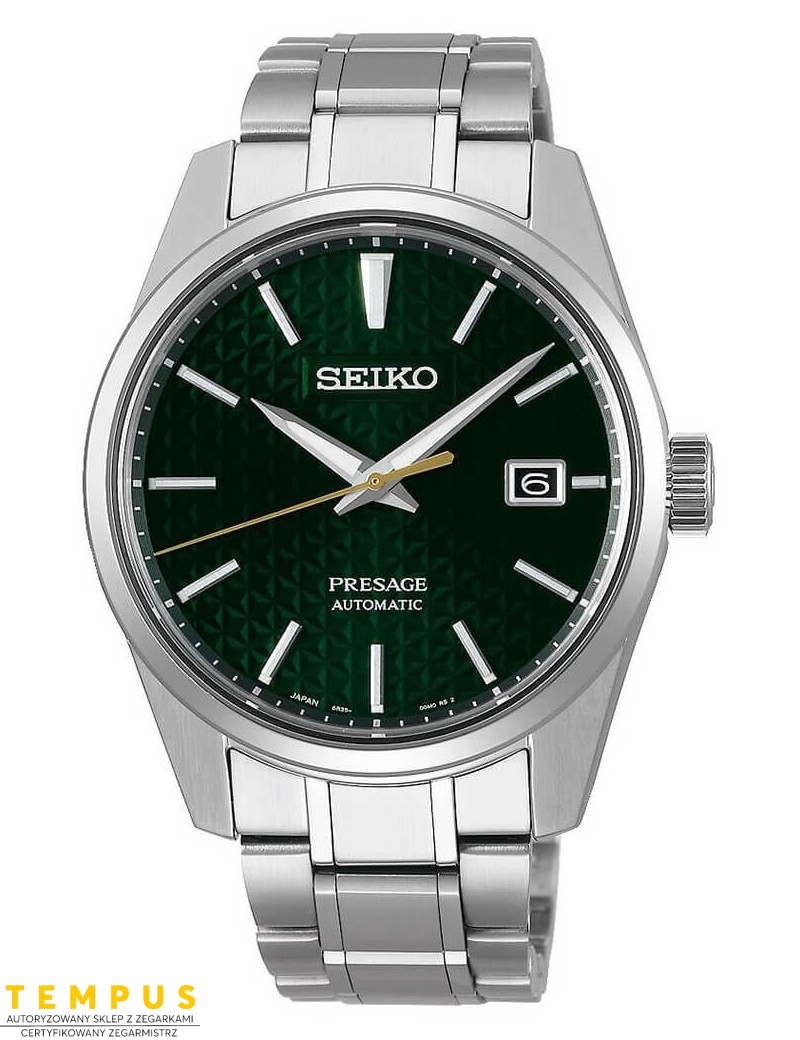Zegarek klasyczny, elegancki męski Seiko Presage Spb169J1 Sharp Edged - Zegarki SEIKO Zegarek klasyczny, elegancki męski Seiko Presage Spb169J1 Sharp Edged - Zegarki SEIKO