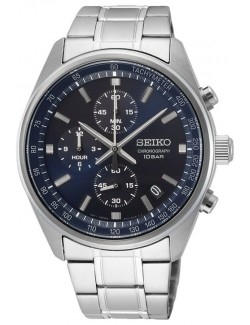 Zegarek sportowy męski Seiko Quartz Chronograph Ssb377P1 - Zegarki SEIKO