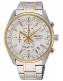 Zegarek sportowy męski Seiko Quartz Chronograph Ssb380P1 - Zegarki SEIKO