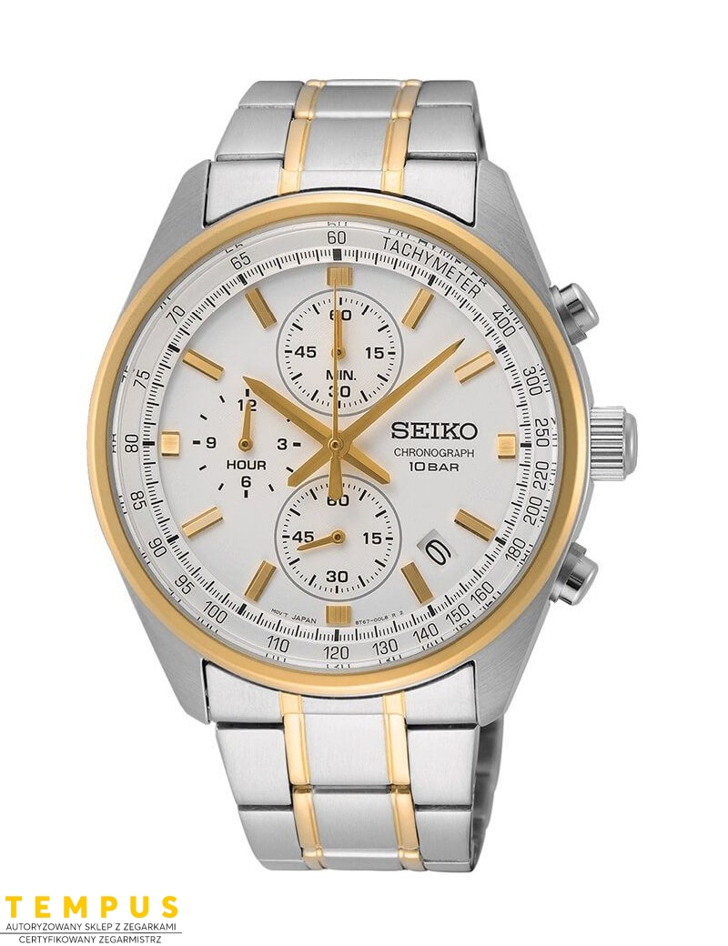 Zegarek sportowy męski Seiko Quartz Chronograph Ssb380P1 - Zegarki SEIKO Zegarek sportowy męski Seiko Quartz Chronograph Ssb380P1 - Zegarki SEIKO