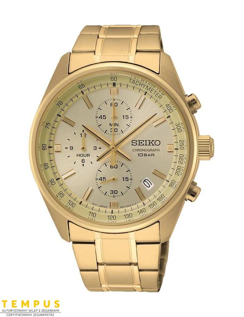 Zegarek sportowy męski Seiko Quartz Chronograph Ssb382P1 - Zegarki SEIKO Zegarek sportowy męski Seiko Quartz Chronograph Ssb382P1 - Zegarki SEIKO