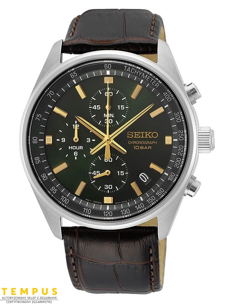 Zegarek sportowy męski Seiko Quartz Chronograph Ssb385P1 - Zegarki SEIKO