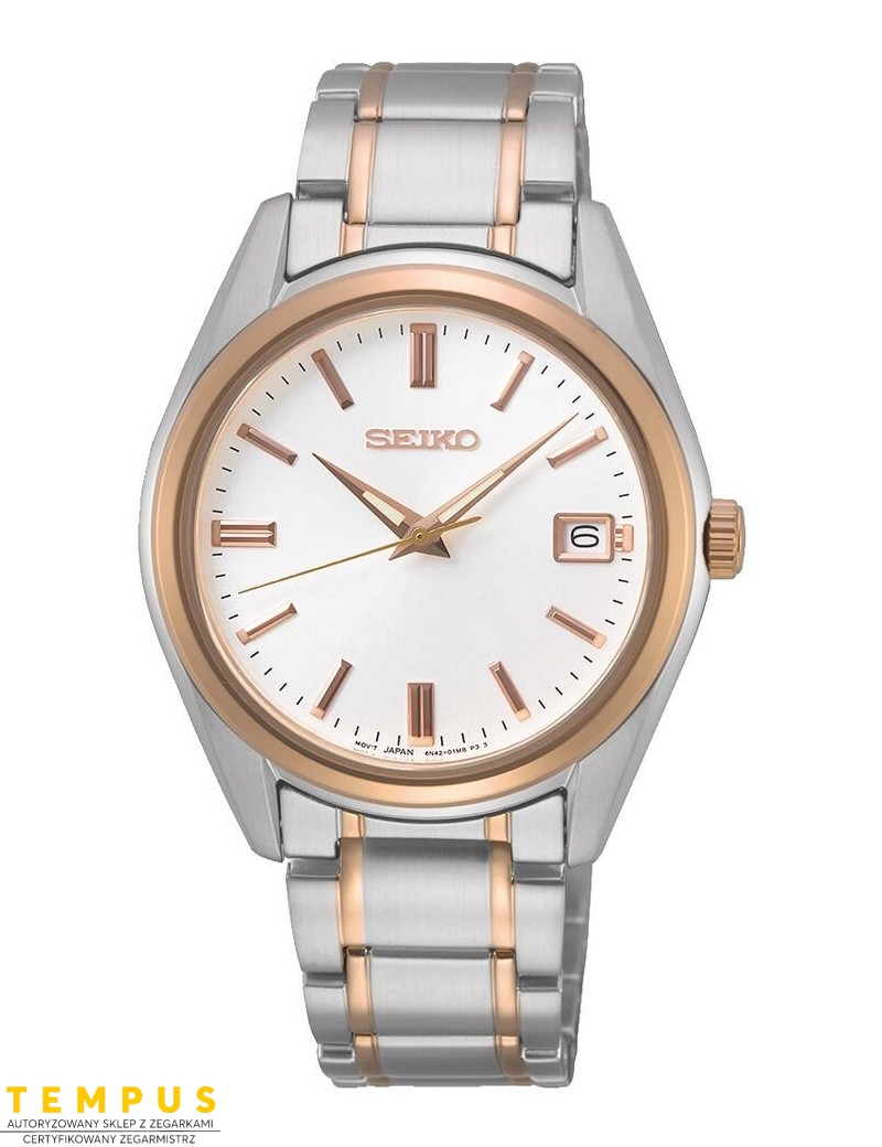 Zegarek klasyczny damski Seiko Classic Lady Sur322P1 - Zegarki SEIKO