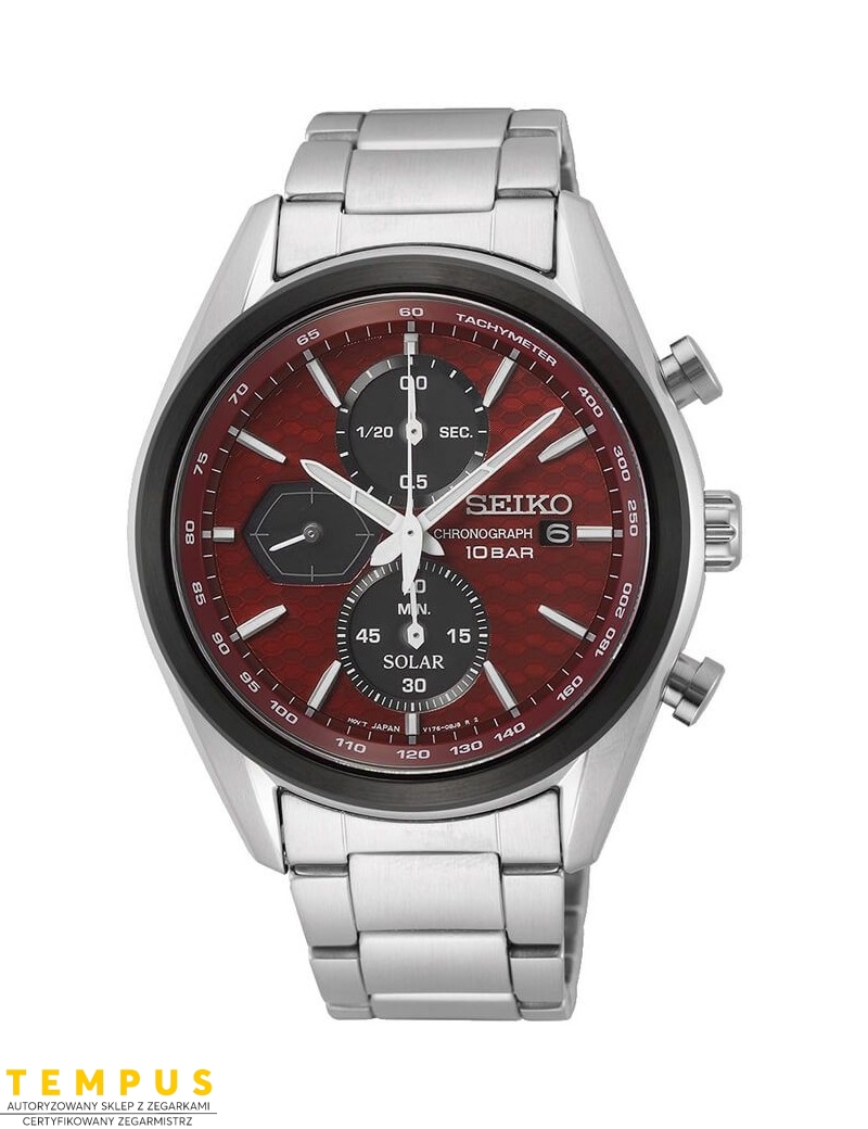 Zegarek sportowy męski Seiko Solar Chronograph Ssc771P1 - Zegarki SEIKO Zegarek sportowy męski Seiko Solar Chronograph Ssc771P1 - Zegarki SEIKO