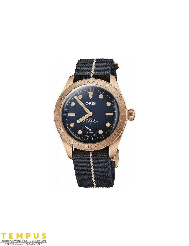 Zegarek męski Oris Carl Brashear Calibre 401 Limited Edition 01 401 7764 3185-Set - Zegarki ORIS
