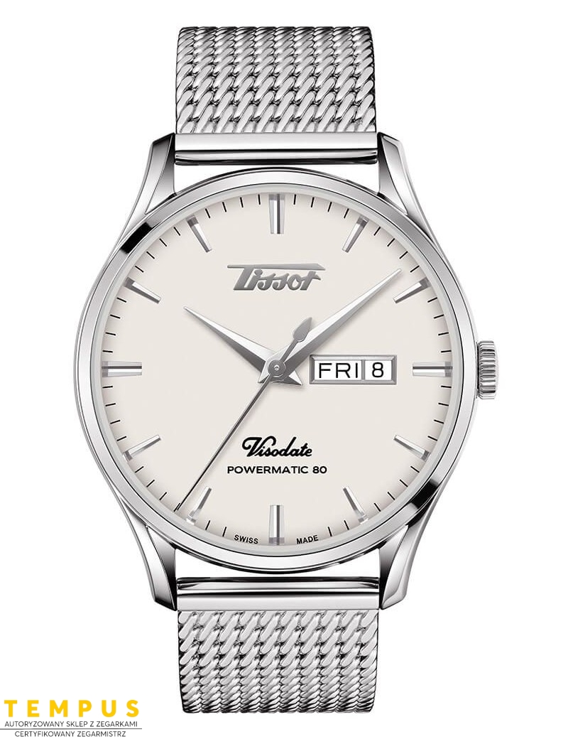 Tissot HERITAGE VISODATE Powermatic 80 T118.430.11.271.00 - Zegarki TISSOT Tissot HERITAGE VISODATE Powermatic 80 T118.430.11.271.00 - Zegarki TISSOT