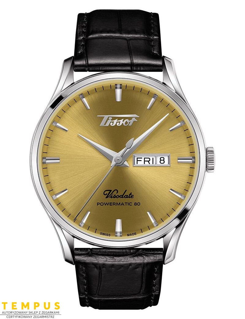 Tissot HERITAGE VISODATE Powermatic 80 T118.430.16.021.00 - Zegarki TISSOT Tissot HERITAGE VISODATE Powermatic 80 T118.430.16.021.00 - Zegarki TISSOT