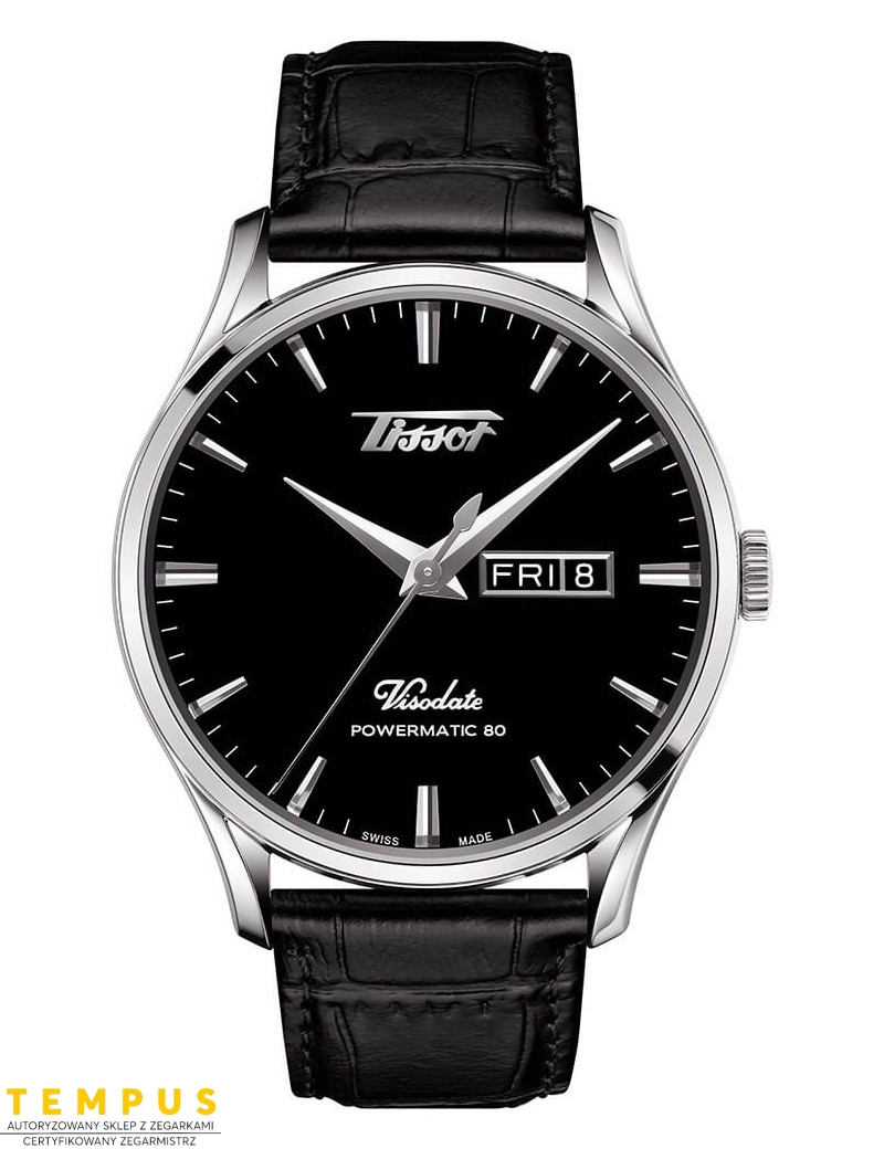 Tissot HERITAGE VISODATE Powermatic 80 T118.430.16.051.00 - Zegarki TISSOT