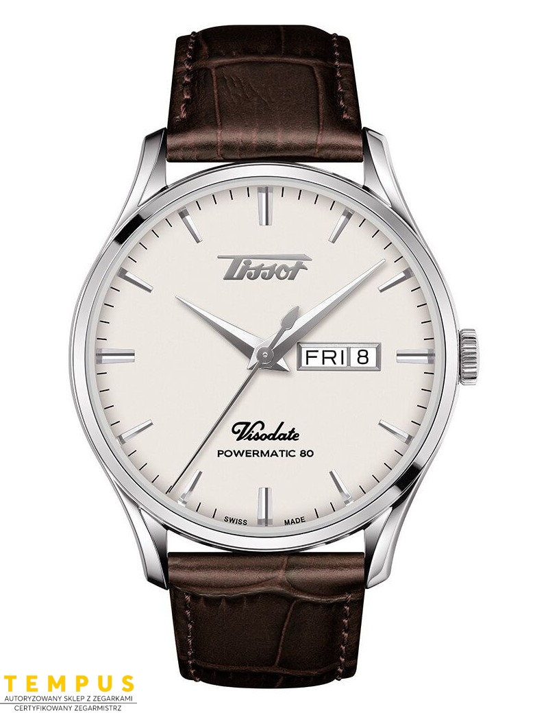Tissot HERITAGE VISODATE Powermatic 80 T118.430.16.271.00 - Zegarki TISSOT Tissot HERITAGE VISODATE Powermatic 80 T118.430.16.271.00 - Zegarki TISSOT