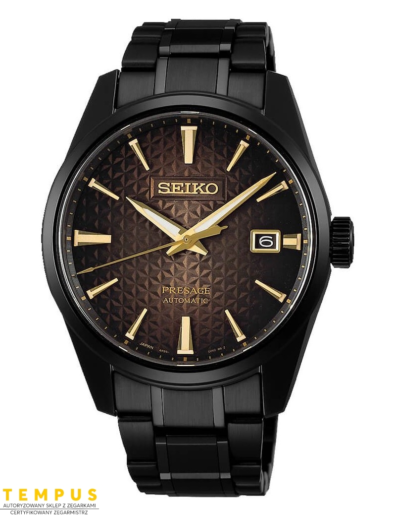 Zegarek klasyczny, elegancki męski Seiko Presage Spb205J1 Sharp Edged Series 140Th Anniversary Limited Edition - Zegarki SEIKO