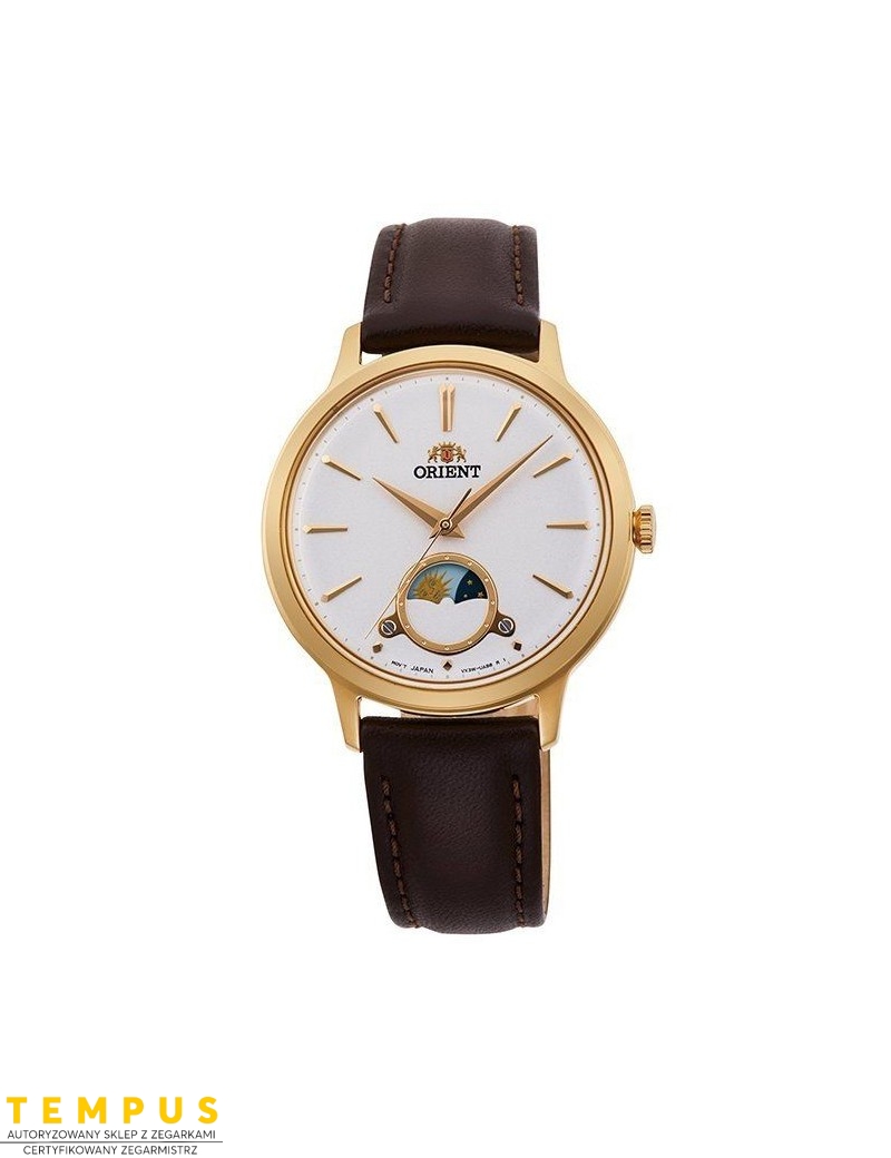 Zegarek klasyczny damski Orient Sun & Moon Quartz Lady RA-KB0003S10B - Zegarki ORIENT Zegarek klasyczny damski Orient Sun & Moon Quartz Lady RA-KB0003S10B - Zegarki ORIENT
