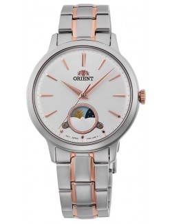 Zegarek klasyczny damski Orient Sun & Moon Quartz Lady RA-KB0001S10B - Zegarki ORIENT