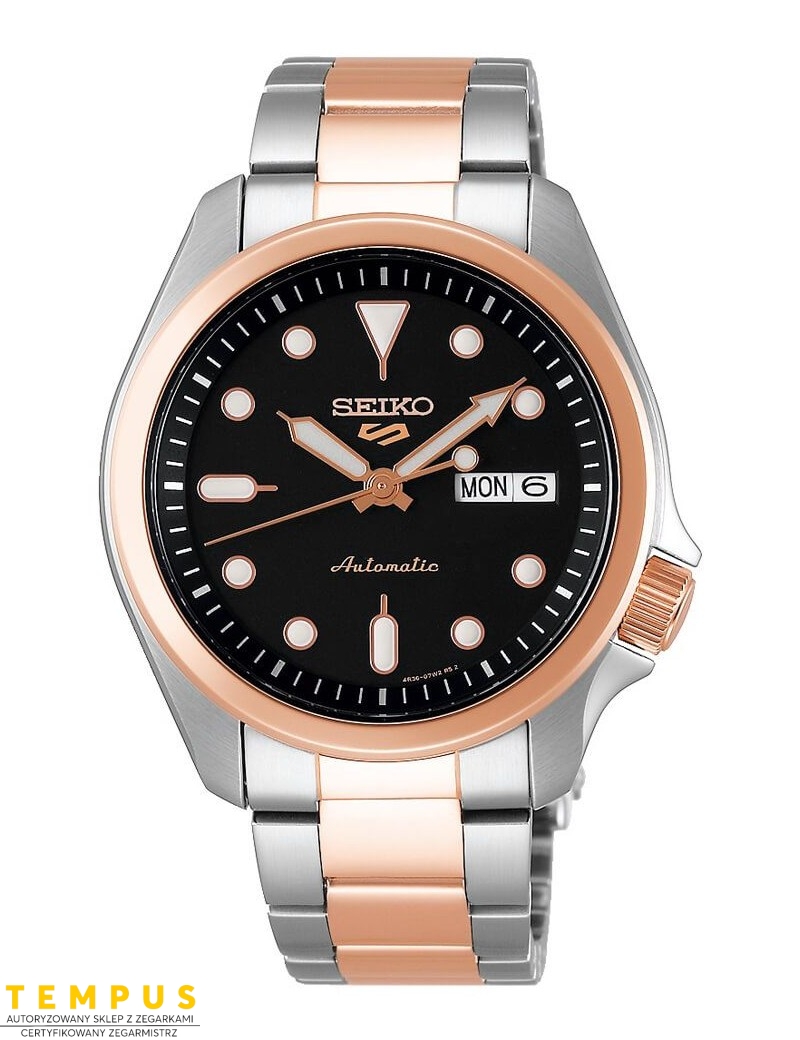 Zegarek sportowy męski Seiko 5 Sports Automatic Mens Srpe58K1 - Zegarki SEIKO