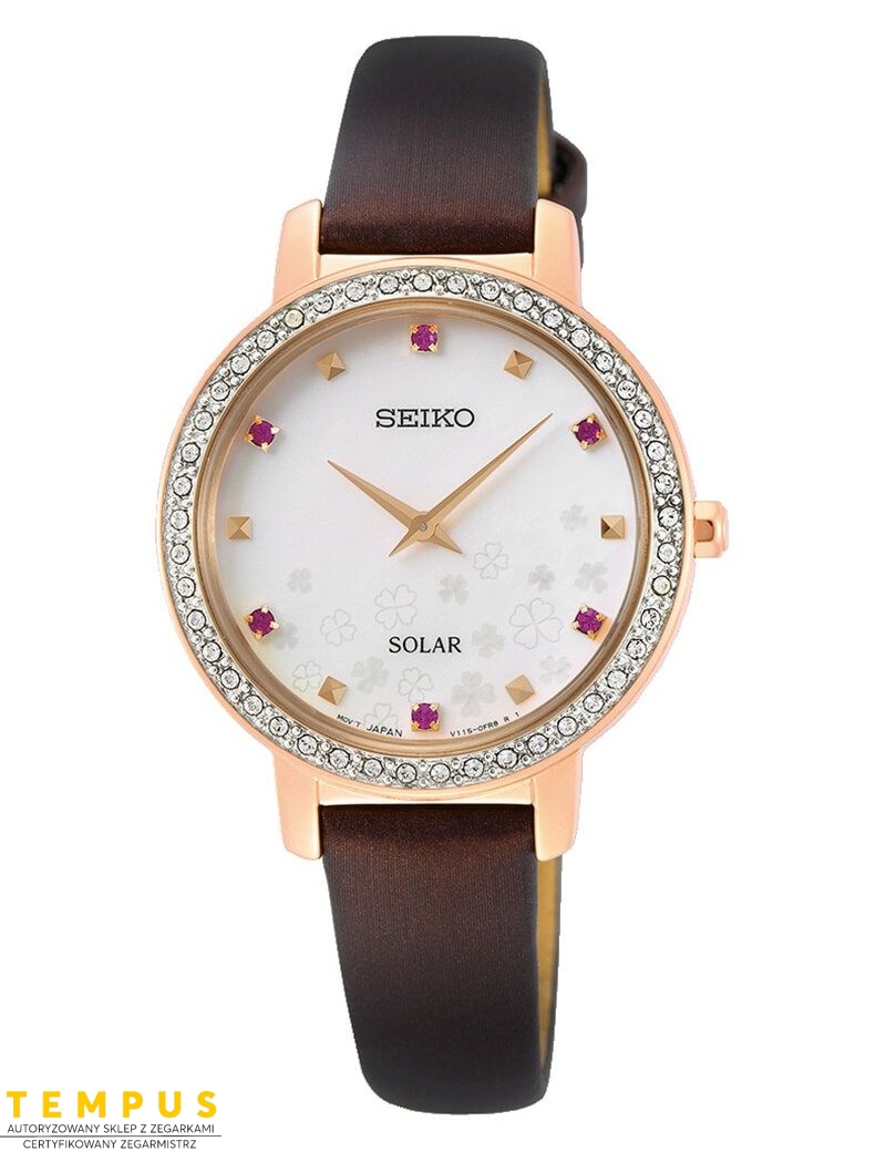Zegarek klasyczny damski Seiko Classic Solar Lady Sup450P1 - Zegarki SEIKO Zegarek klasyczny damski Seiko Classic Solar Lady Sup450P1 - Zegarki SEIKO