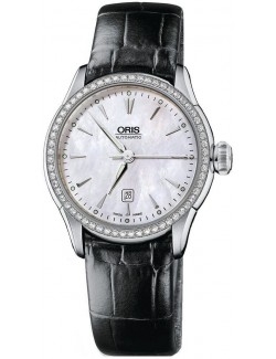 Oris Artelier Date Diamonds 01 561 7604 4956-07 5 16 71Fc