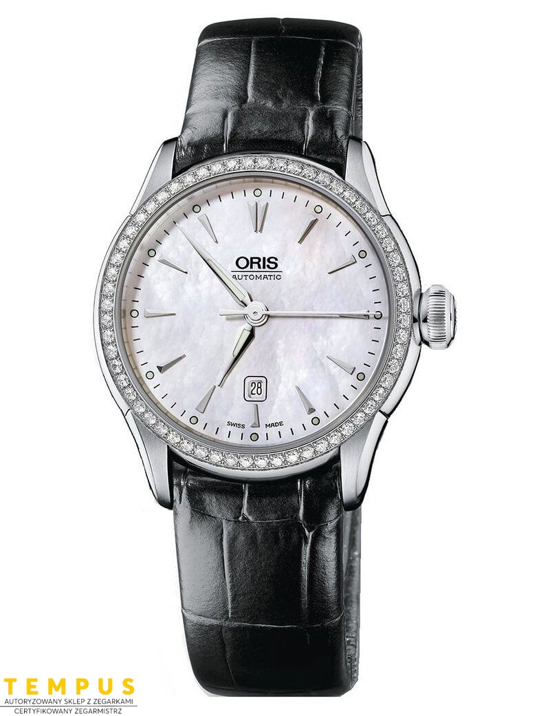 Zegarek damski Oris Artelier Date Diamonds 01 561 7604 4956-07 5 16 71Fc - Zegarki ORIS Zegarek damski Oris Artelier Date Diamonds 01 561 7604 4956-07 5 16 71Fc - Zegarki ORIS