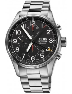 Oris Big Crown Propilot Chronograph Gmt 01 677 7699 4164-07 8 22 19
