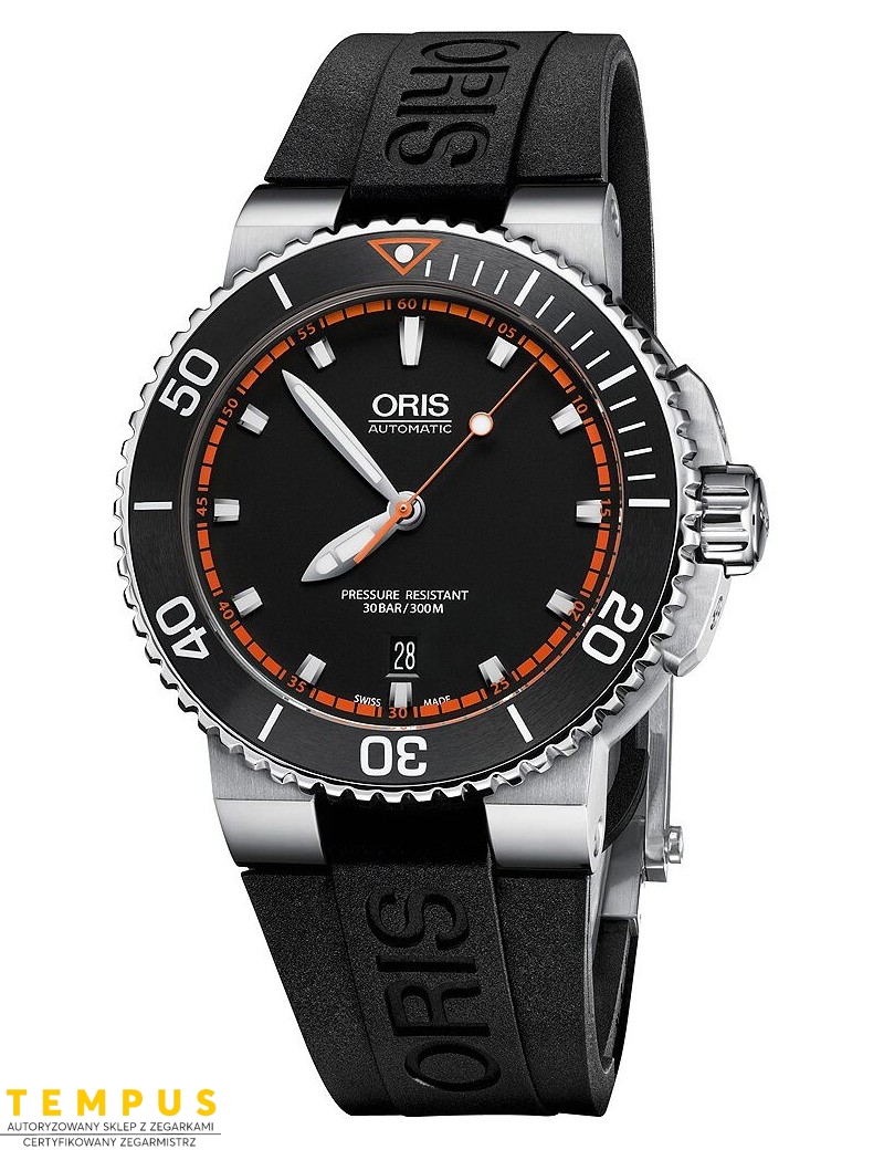 Zegarek sportowy męski Oris Aquis Date 01 733 7653 4128-07 4 26 34Eb 43. Zegarek sportowy męski Oris Aquis Date 01 733 7653 4128-07 4 26 34Eb 43.