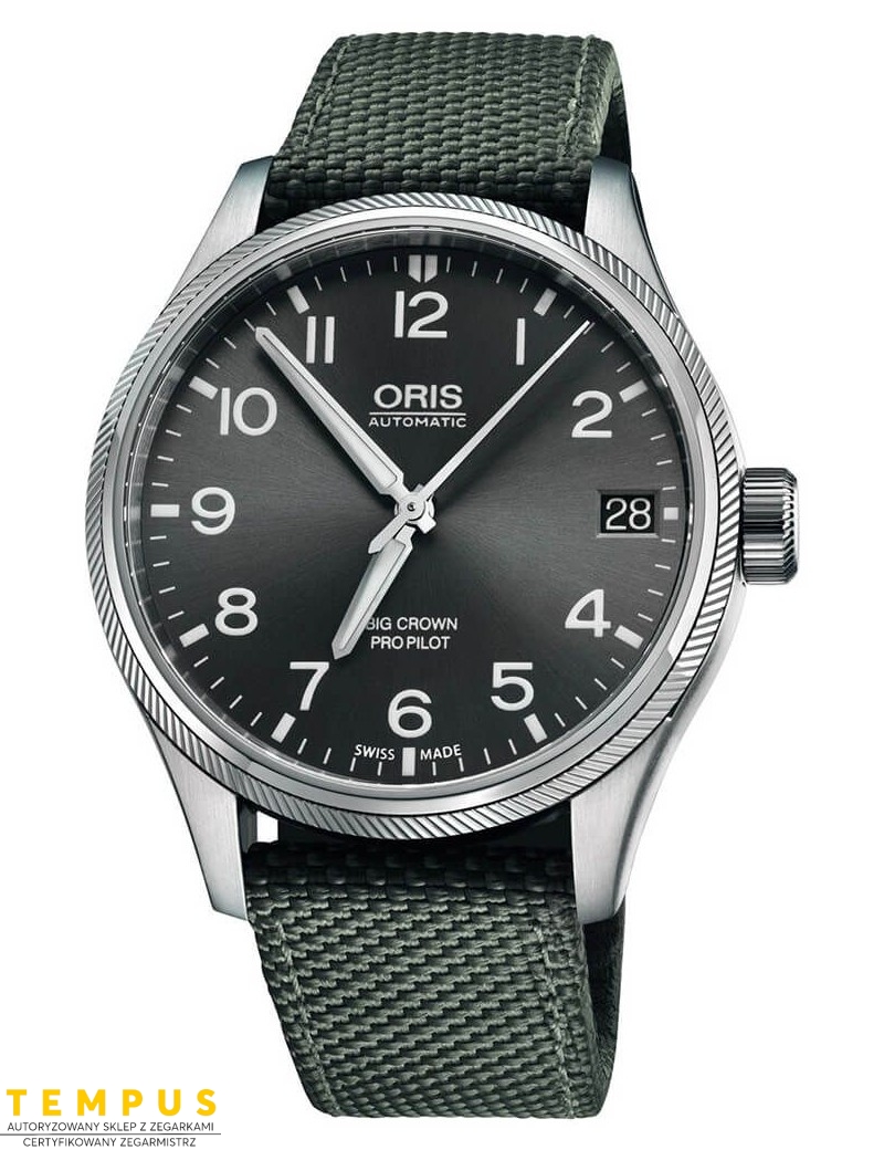 Zegarek lotniczy męski Oris Big Crown Propilot Date 01 751 7697 4063-07 5 20 17Fc - Zegarki ORIS Zegarek lotniczy męski Oris Big Crown Propilot Date 01 751 7697 4063-07 5 20 17Fc - Zegarki ORIS