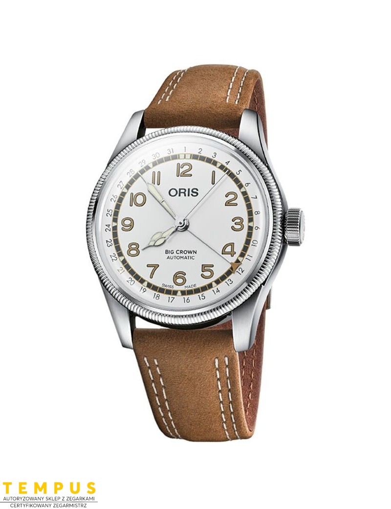 Zegarek lotniczy męski Oris Big Crown Roberto Clemente Limited Edition 01 754 7741 4081-Set - Zegarki ORIS