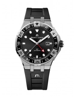 Zegarek sportowy męski Maurice Lacroix Aikon Venturer GMT AI6158-SS001-330-2 - Zegarki MAURICE LACROIX