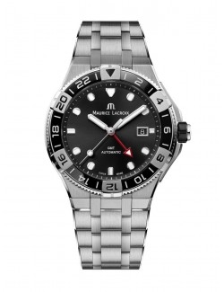 Zegarek sportowy męski Maurice Lacroix Aikon Venturer GMT AI6158-SS002-330-1 - Zegarki MAURICE LACROIX