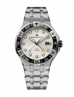 Zegarek sportowy męski Maurice Lacroix Aikon Venturer GMT AI6158-SS002-130-1 - Zegarki MAURICE LACROIX