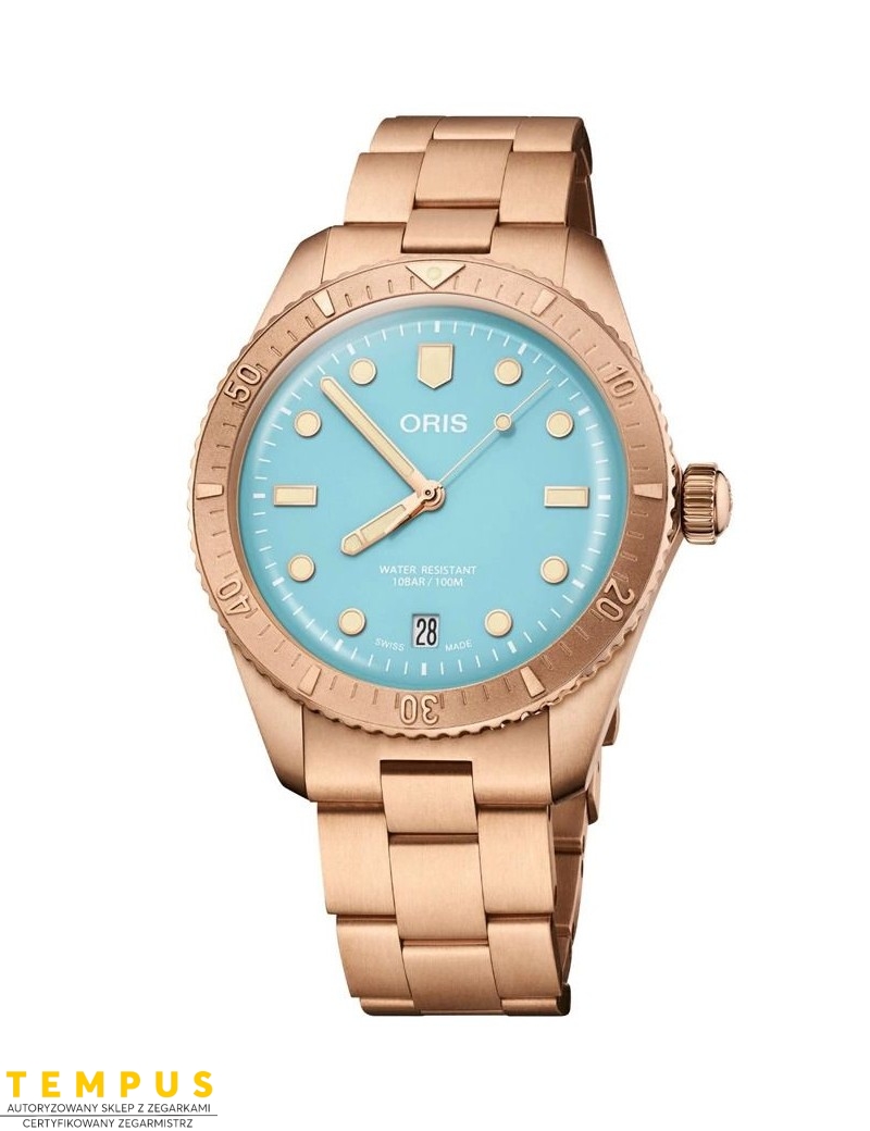 Zegarek sportowy damski, unisex Oris Divers Sixty-Five Cotton Candy 01 733 7771 3155-07 8 19 15 - Zegarki ORIS Zegarek sportowy damski, unisex Oris Divers Sixty-Five Cotton Candy 01 733 7771 3155-07 8 19 15 - Zegarki ORIS
