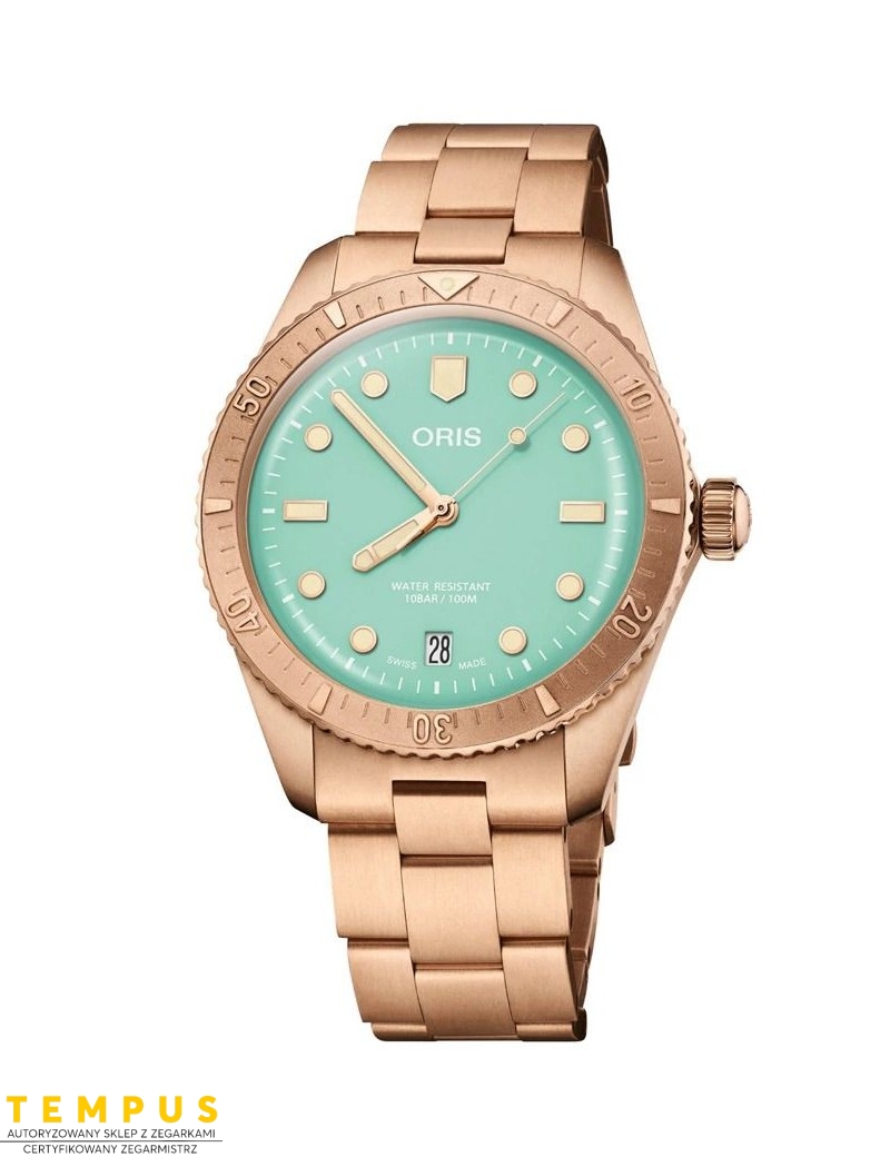 Zegarek sportowy damski, unisex Oris Divers Sixty-Five Cotton Candy 01 733 7771 3157-07 8 19 15 - Zegarki ORIS Zegarek sportowy damski, unisex Oris Divers Sixty-Five Cotton Candy 01 733 7771 3157-07 8 19 15 - Zegarki ORIS