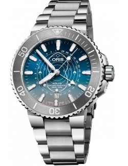 Oris Aquis Ii Moonphase Date Dat Watt Limited Edition 01 761 7765 4185-Set