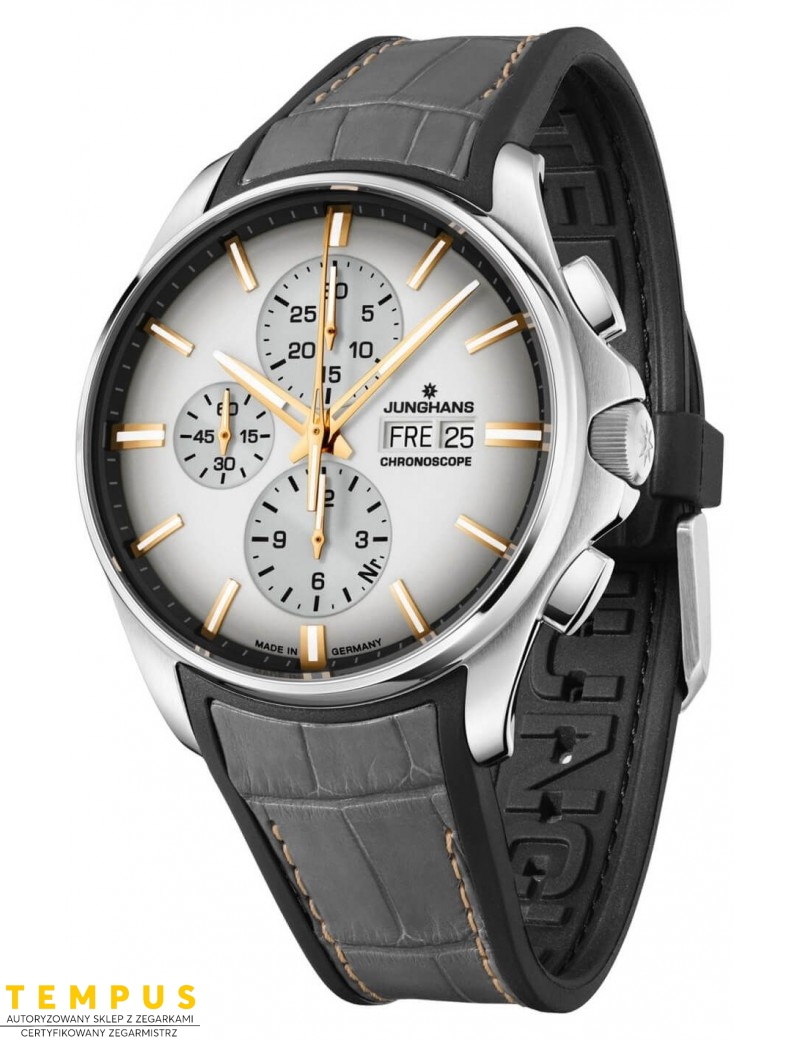 Junghans Meister S Chronoscope Platin Limited Edition 27/9102.00 - Zegarki JUNGHANS