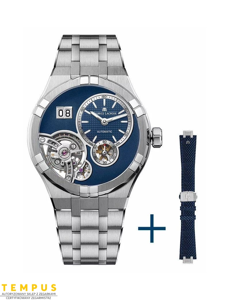 Zegarek casual męski Maurice Lacroix Aikon Master Grand Date AI6118-SS00E-430-C - Zegarki MAURICE LACROIX Zegarek casual męski Maurice Lacroix Aikon Master Grand Date AI6118-SS00E-430-C - Zegarki MAURICE LACROIX