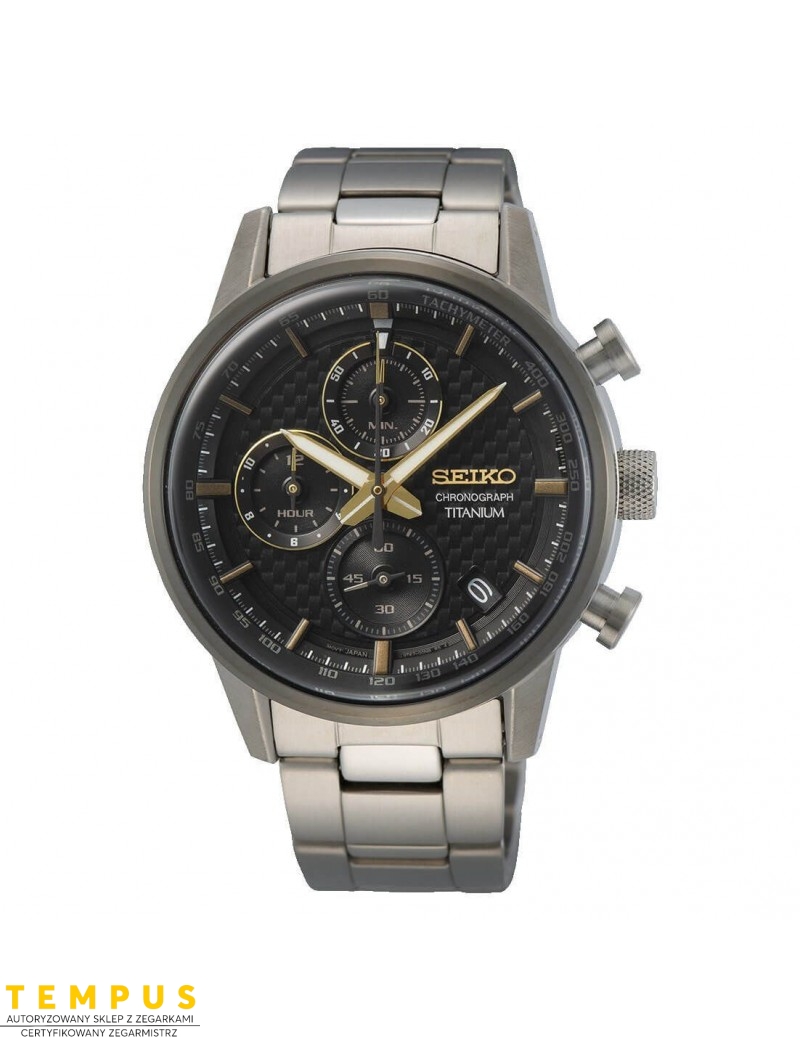 Zegarek casual męski Seiko Chronograph Titanium Ssb391P1 Quartz - Zegarki SEIKO