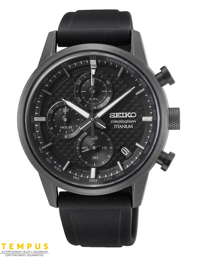 Zegarek casual męski Seiko Chronograph Titanium Ssb393P1 Quartz - Zegarki SEIKO