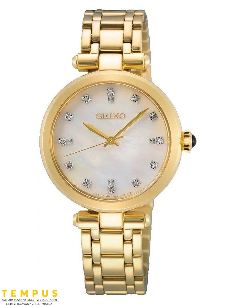 Zegarek klasyczny damski Seiko Classic Lady Srz536P1 - Zegarki SEIKO