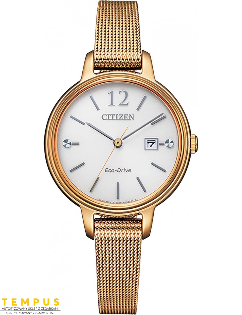 Zegarek klasyczny damski Citizen ELEGANCE EW2447-89A na bransolecie Zegarek klasyczny damski Citizen ELEGANCE EW2447-89A na bransolecie