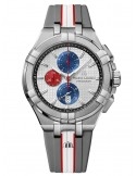 Zegarek casual męski Maurice Lacroix Aikon Chronograph Special Edition Mahindra Racing AI1018-TT031-130-2 - Zegarki MAURICE LACROIX
