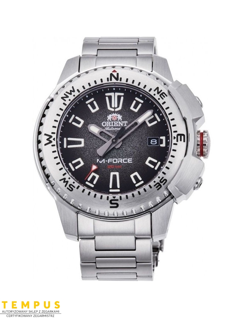 Zegarek sportowy męski Orient RA-AC0N01B10B M-Force Automatic - Zegarki ORIENT