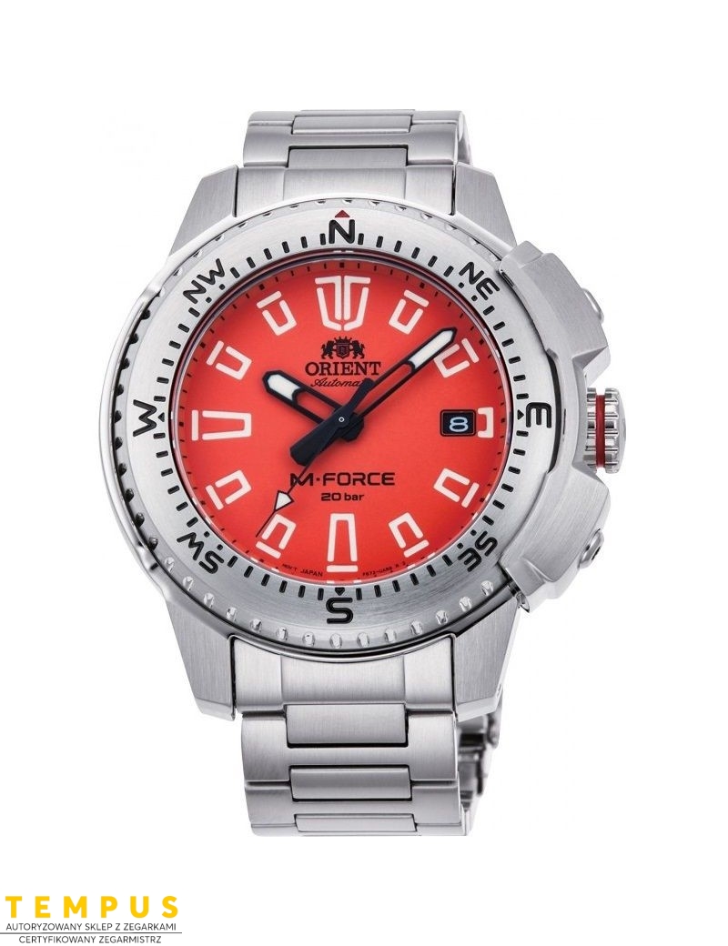 Zegarek sportowy męski Orient RA-AC0N02Y10B M-Force Automatic - Zegarki ORIENT