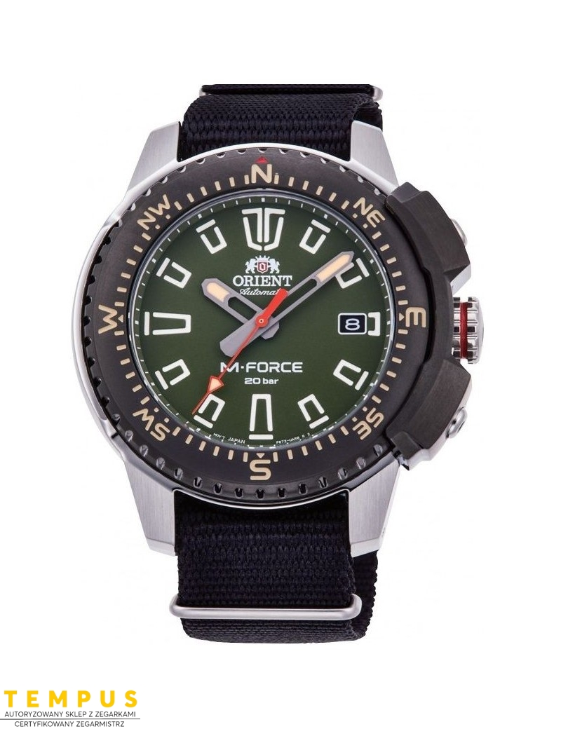Zegarek sportowy męski Orient RA-AC0N03E10B M-Force Automatic - Zegarki ORIENT Zegarek sportowy męski Orient RA-AC0N03E10B M-Force Automatic - Zegarki ORIENT
