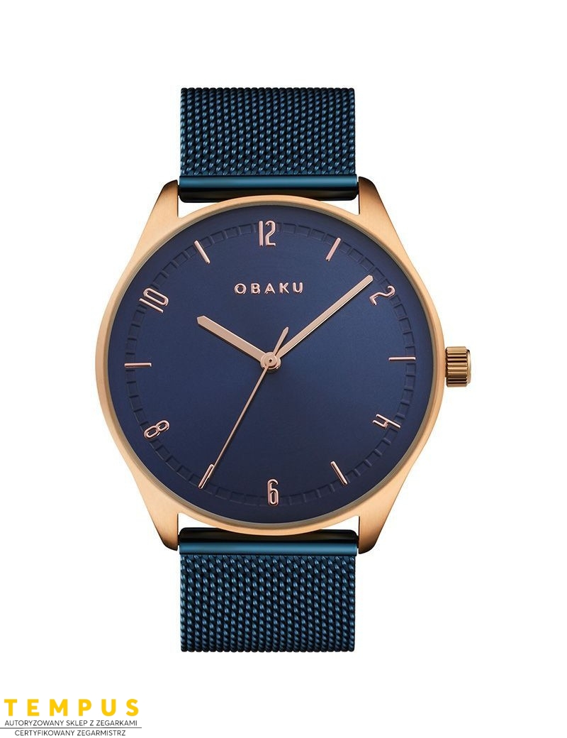 Zegarek klasyczny męski Obaku Denmark V235GXVLML - Zegarki OBAKU