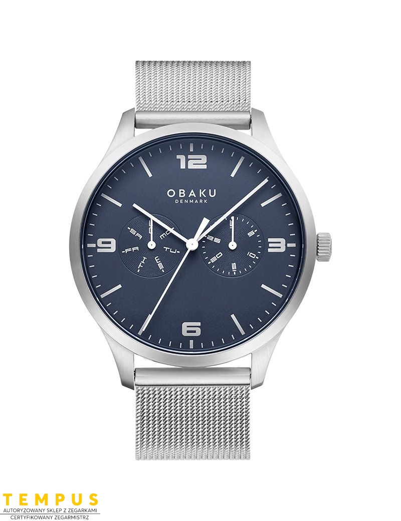 Zegarek klasyczny męski Obaku Denmark V249GMCLMC - Zegarki OBAKU